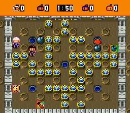 Super Bomberman (Europe) In game screenshot